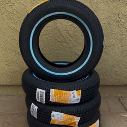 Brand new Travelstar UN106 All Season 155/80R13 79T Passenger Tire 155/80/13,White Wall 14mm(Tire Only) $70 Each   The Travelstar UN106 is a stylish w