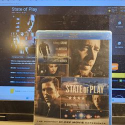 State Of Play (Bluray) Factory Sealed