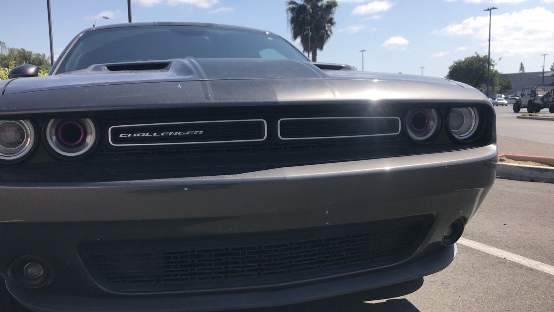 Dodge Challenger Headlight Intake Rings (Purple)