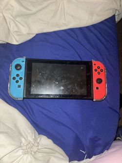 Nintendo Switch With Few Games And Carrying Case