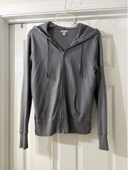 Old Navy Zip Up Gray Hoodie Sweatshirt
