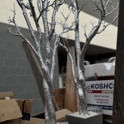 Artificial Glitter Branches