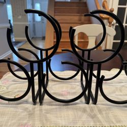 Wrought Iron Wine Rack