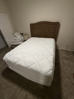 QUEEN HEADBOARD WITH BED FRAME