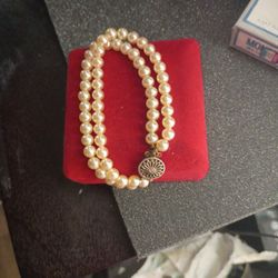 Vintage Pearl Bracelet 