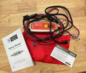 Ferrari battery charger & indoor cover