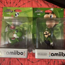 Amiibo - Yoshi - Luigi