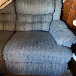 Loveseat Recliner Couch - Dog Not Included