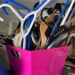 Plastic And Wooden hangers