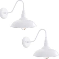 GOALPLUS Outdoor Gooseneck Barn Light Fixture with Wall Mount