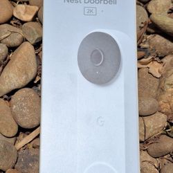Google Nest Gen 3 WiFi Doorbell 2K Wired White New-Sealed $125 firm No Offers