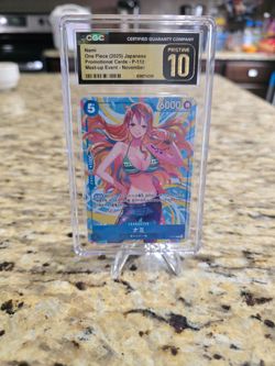 Nami One Piece P-112 Promotional Card Pristine 10