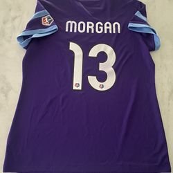 Orlando Pride XL Alex Morgan NWSL USWNT Jersey Nike Women Soccer Fast Ship #13 