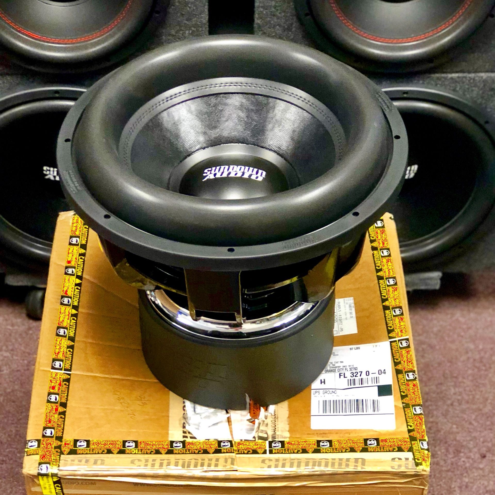 Sundown ZV5 15” D2 subwoofers for sale!