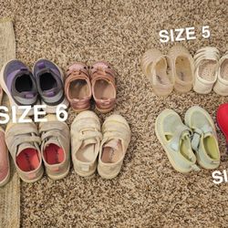 Toddler Girl Shoes (Size 5-6)