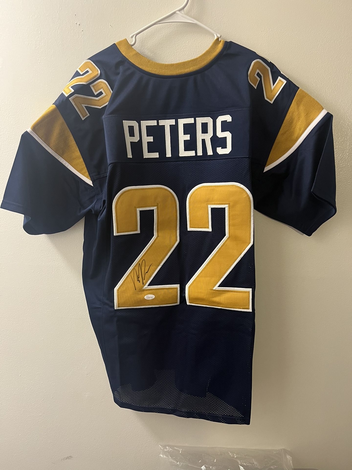 Brand New Marcus Peters Signed Jersey Size XL 100% Aunthentic