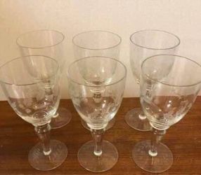 Crystal wine glasses and Champagne Flutes