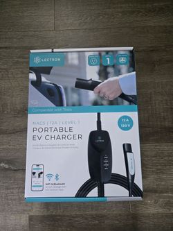 Lectron NACS 12A Level 1 Portable EV Charger Tesla Compatible