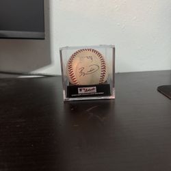 Bobby Whitt Jr signed baseball