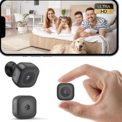 Mini Camera Security Camera Wireless Indoor Camera Night Vision Compact Indoor Camera 