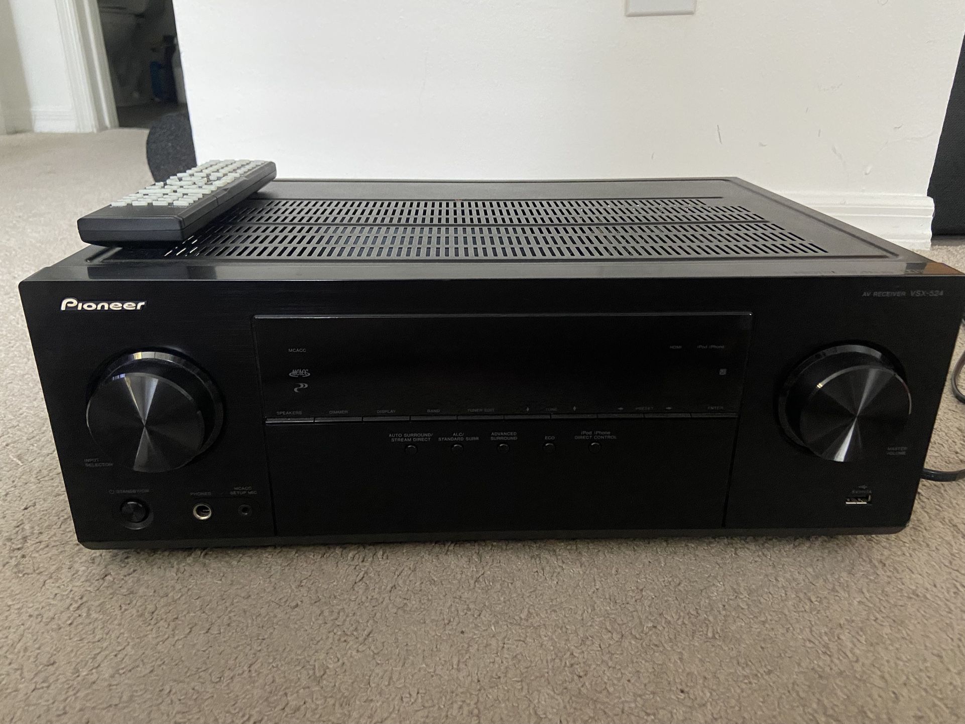 Pioneer VSX-524 AV Receiver