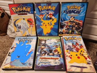 Pokémon DVD and VHS Lot of 6( $ 3 dollars each )