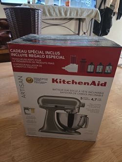 5 quart kitchen aide with attachments