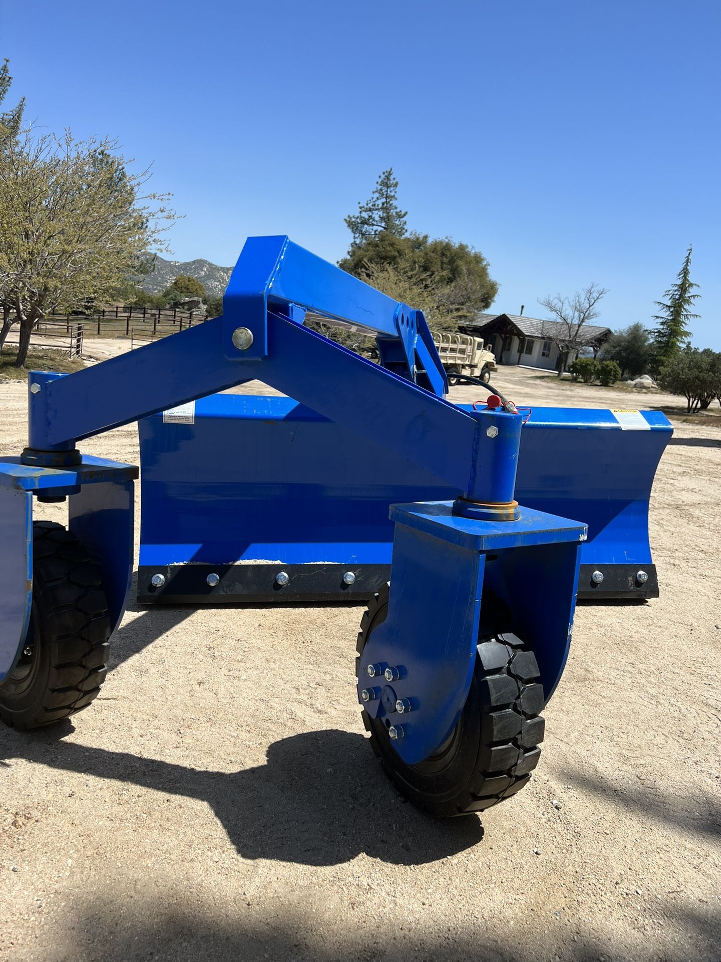 Skid Steer Hydraulic Grader Attachment 