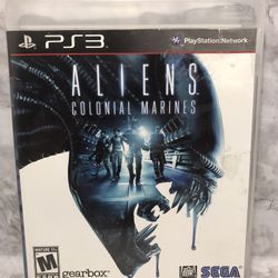 PS3 Game - ALIENS COLONIAL MARINES 