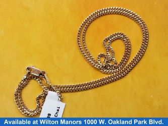 Cuban Link Chain - Yellow Gold 14k (.585) 4.8 grams 20 inch