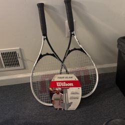 Wilson Tour Slam Adult Racket Pair Set 