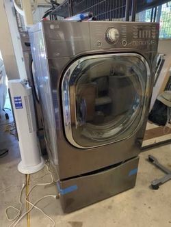 LG washing machine and dryer