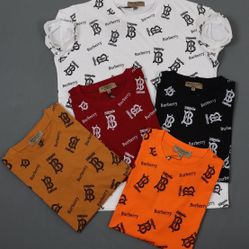 Burberry Cotton T-Shirt with Logo Print