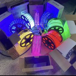 Brand New 100 feet LED Rope Light Indoor Outdoor Waterproof Cuttable (5 colors to choose) 