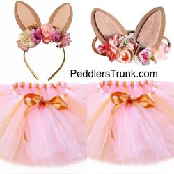 Girls, Easter, Tutu, And Headband 