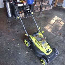 RYOBI ONE+ HP Brushless 18V Mower - 2 Batteries & Charger