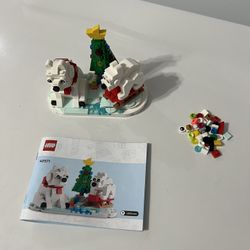 LEGO Seasonal Wintertime Polar Bears 40571  Christmas Set Coke Cola 