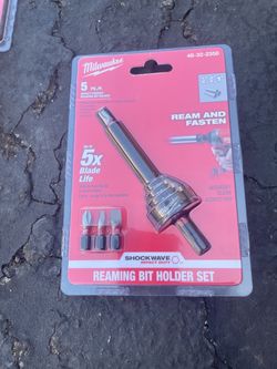 MILWAUKEE 5 PC IMPACT REAMING BIT HOLDER