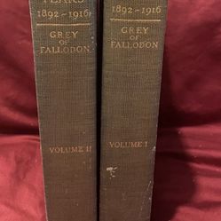 Twenty-Five Years 1(contact info removed) (2 Vols.) : Viscount Grey of Fallodon, 1925 First Ed