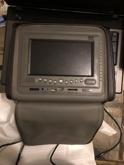 Black dvd headrest ((READ DESCRIPTION))