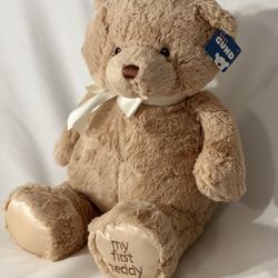 New Baby GUND My First Teddy Tan 18" Teddy Bear Stuffed Animal Plush Soft Unisex