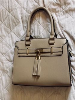 Beige Handbag