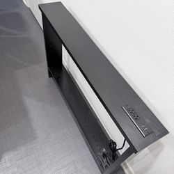 ZGREN Narrow Sofa Table with Outlet, USB Ports and Charging Station Skinny Console Table for Living Room