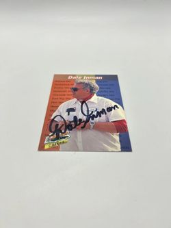 Dale Inman 1992 Pro Set Nascar Signed