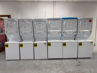 Never used GE single unit stackable washer and dryer $999-$1099