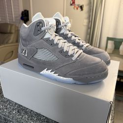 Jordan 5 Wolf Grey Mens Size 10,5