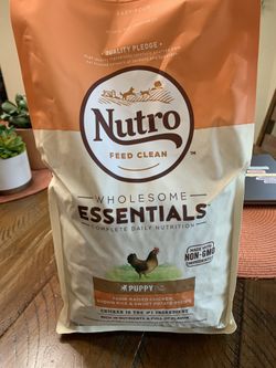 Nutro Chicken and Rice Puppy Food and Purina Lamb and Rice Puppy Food