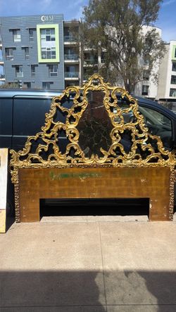 Beautiful Antique gold headboard