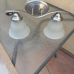 2 Lights Bath Vanity Light-brushed Nickel 