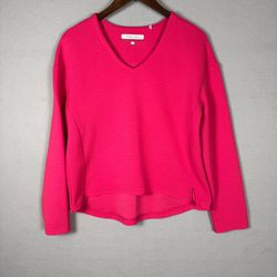 Pebble Beach Dry-Luxe Golf Pullover Women's M Pink V-Neck